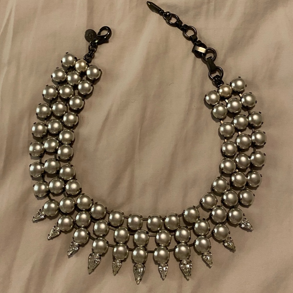 Loren Hope Lorelai pearl collar necklace